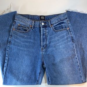 BDG Urban Outfitters Slim Straight Jeans Raw Hem Button Fly Size 28